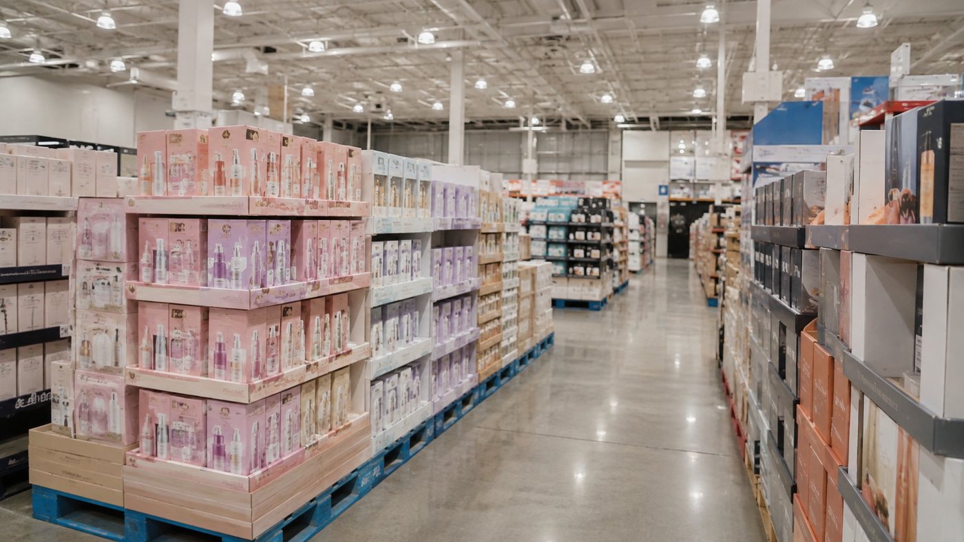 Costco 会员店美妆陈列实拍